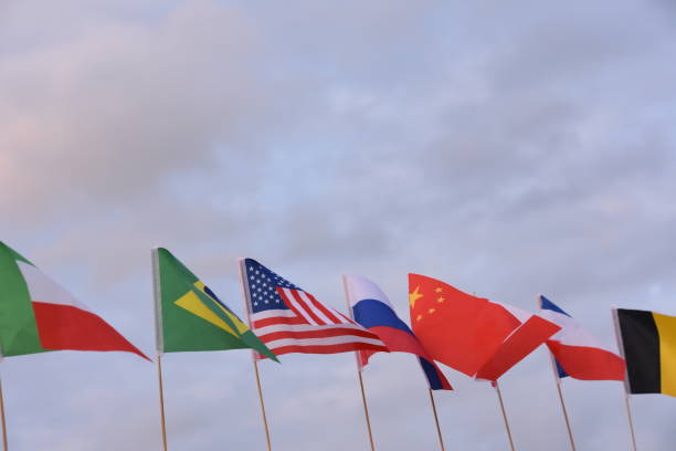 bandeiras de diversos paises.